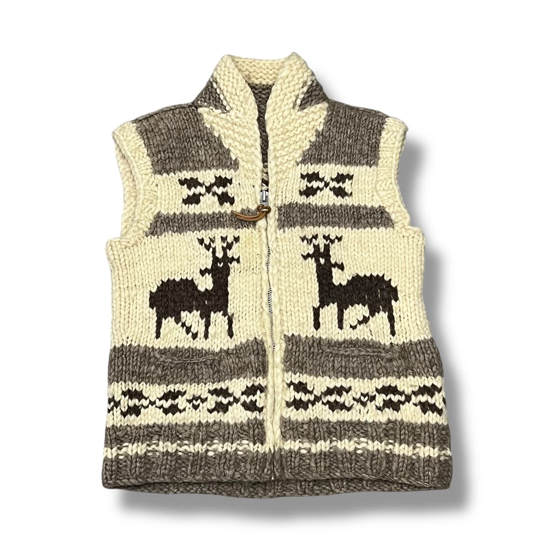 캐나다 노르딕 니트 베스트 s08397 상품이미지2