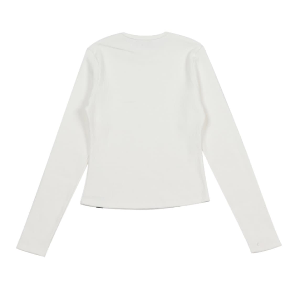 시너진 플레인 베이직 롱 슬리브 white 상품이미지2