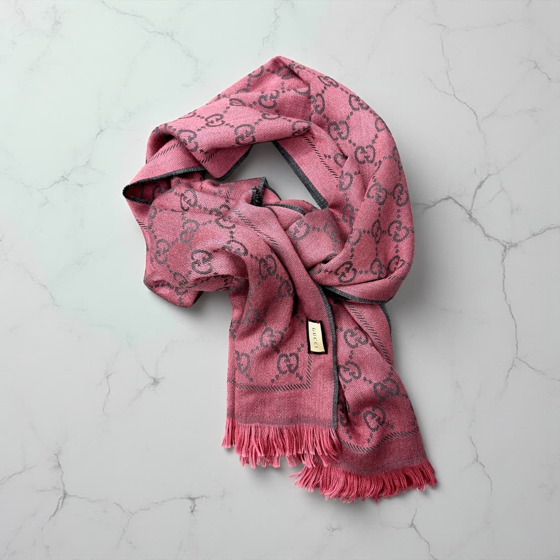 구찌 신형 자카드 리버시블 머플러 상품이미지8