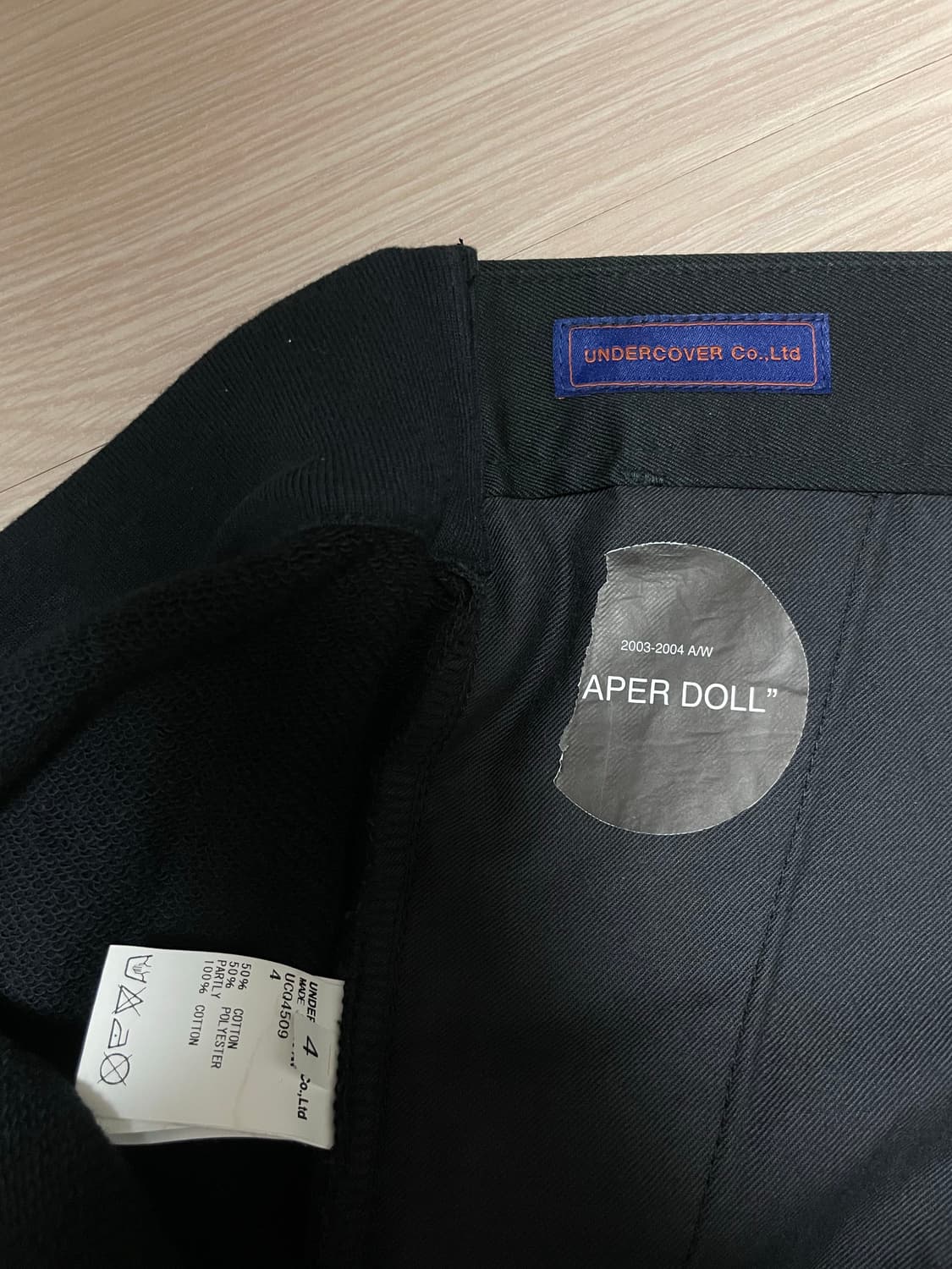 언더커버 16시즌 페이퍼돌 하이브리드 팬츠 4사이즈 상품이미지3