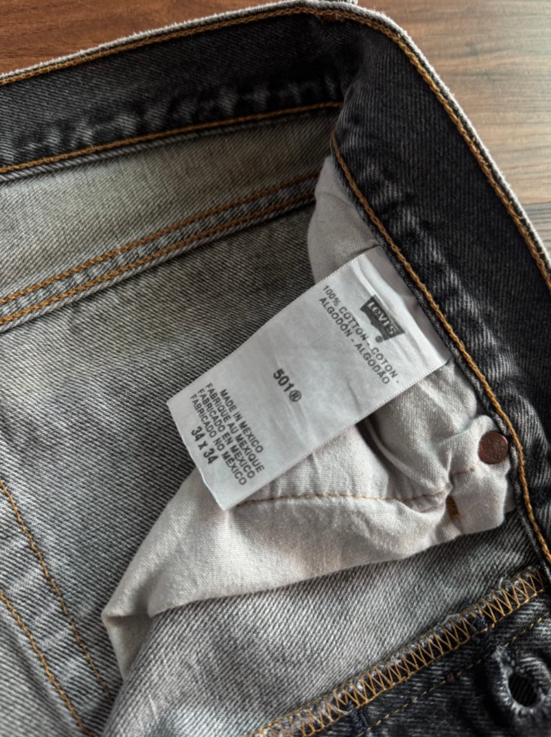 00’s Levi’s 501 vintage painted denim 30 상품이미지6