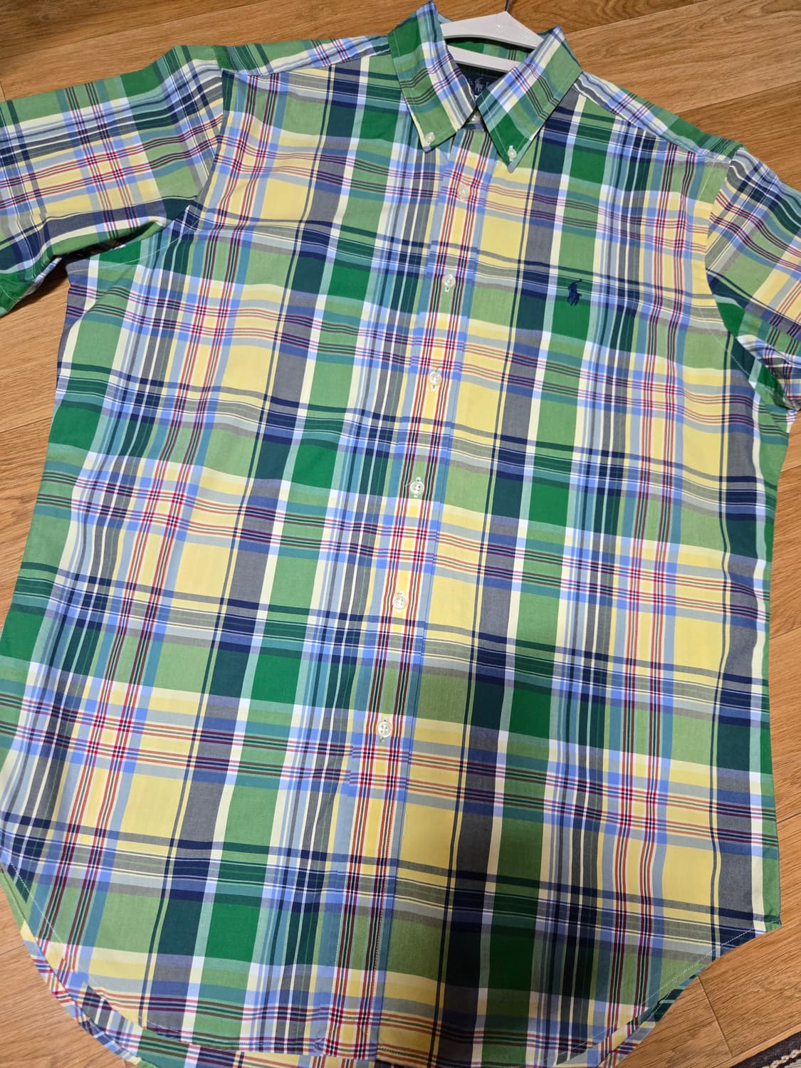 폴로 랄프로렌 정품 남성 체크 반팔 셔츠 상품이미지3