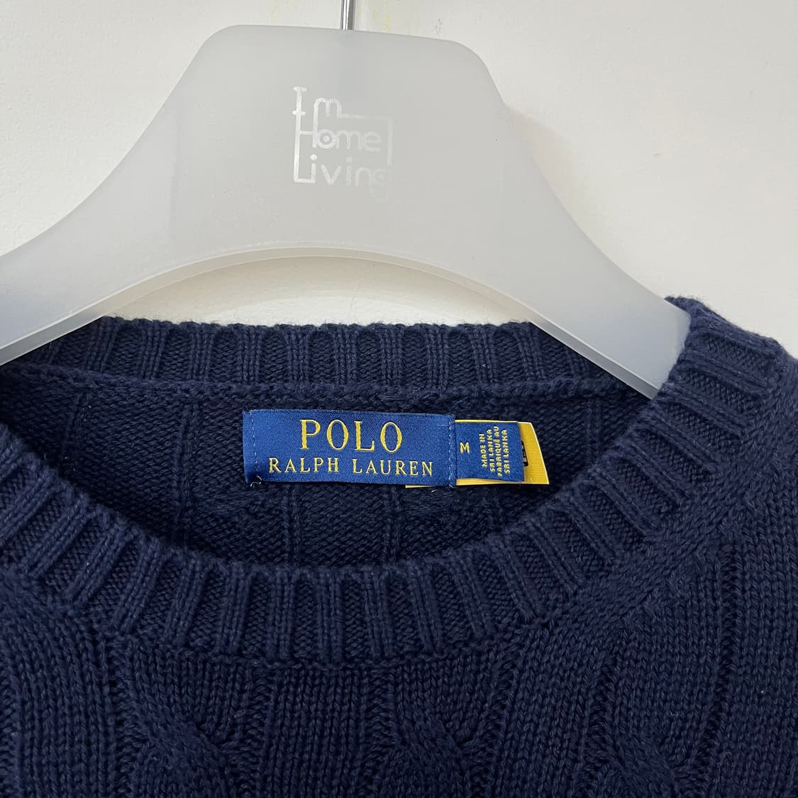 폴로 랄프로렌 신형 네이비 케이블 니트 상품이미지5