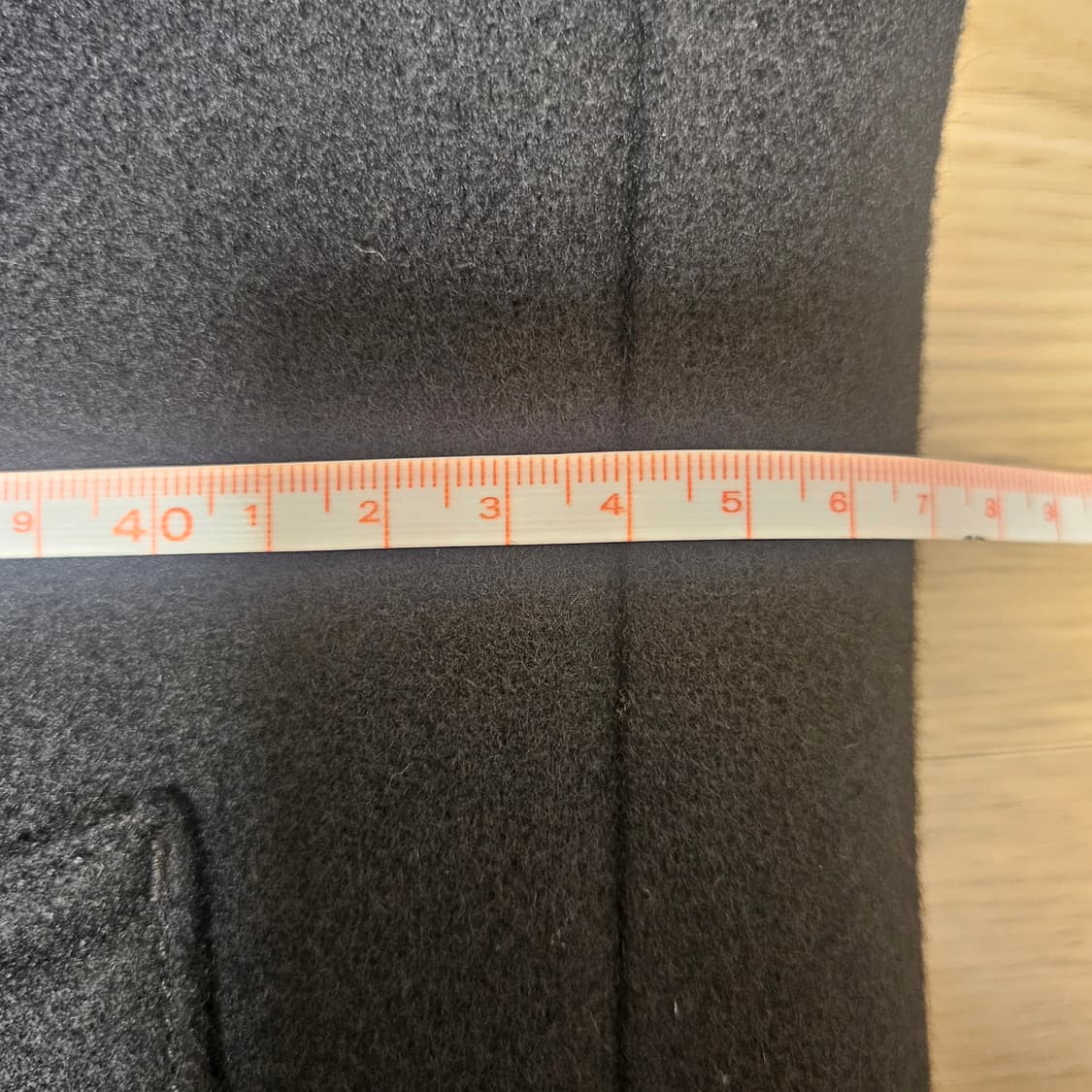 커스텀멜로우(customellow) 퍼카라 더블 코트 블랙 상품이미지9