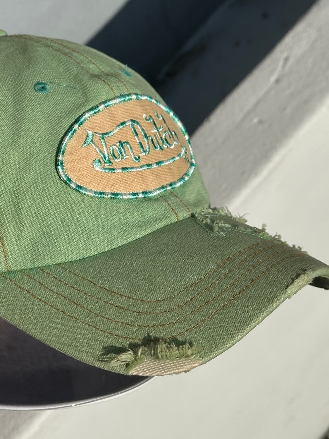 [M-L] 본더치 로고 디트로이트 연두색 볼캡 모자 상품이미지5