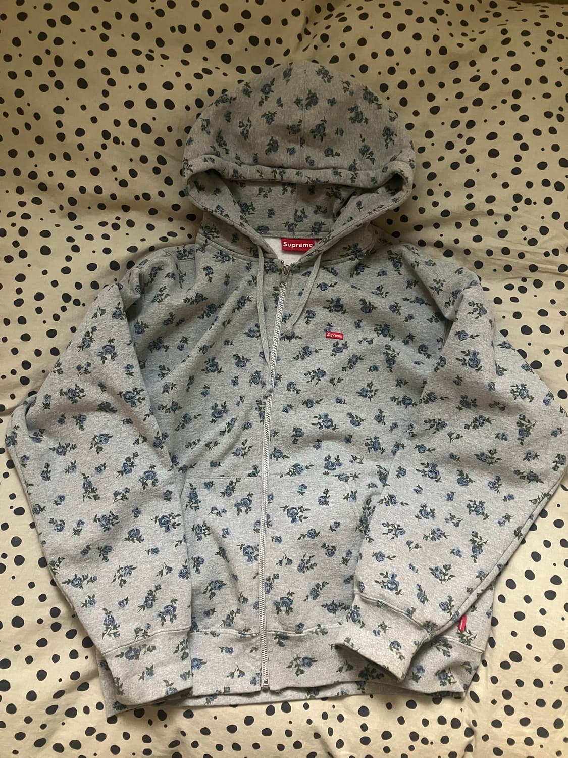 슈프림 플라워 후드집업(M) 상품이미지1