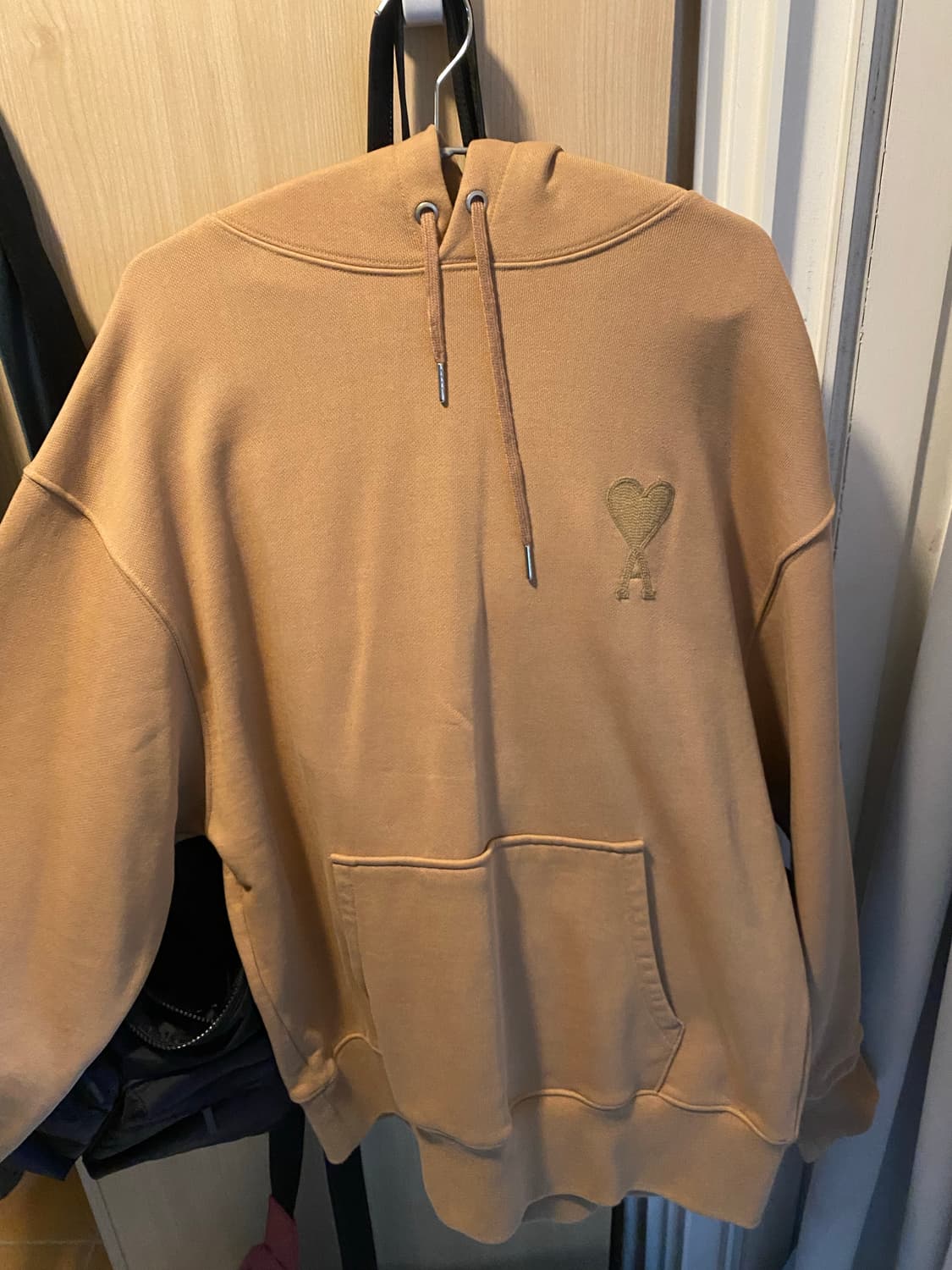 Ami 베이지 후드 L사이즈 상품이미지1