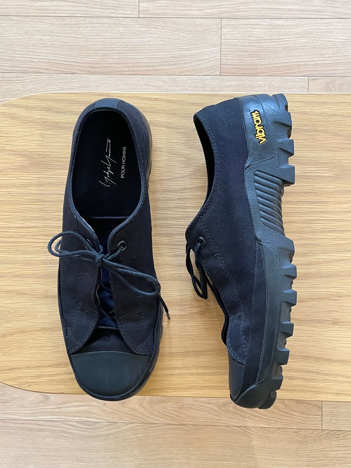 요지야마모토 뿌르옴므 cambus fly front low cut 상품이미지5