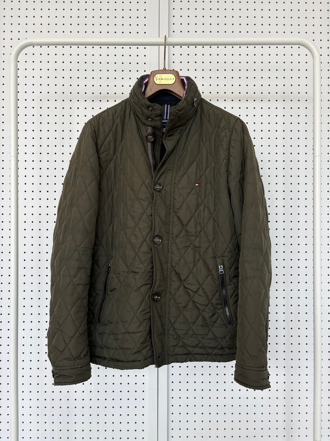 타미힐피거 퀼팅 자켓 S 올리브 상품이미지1
