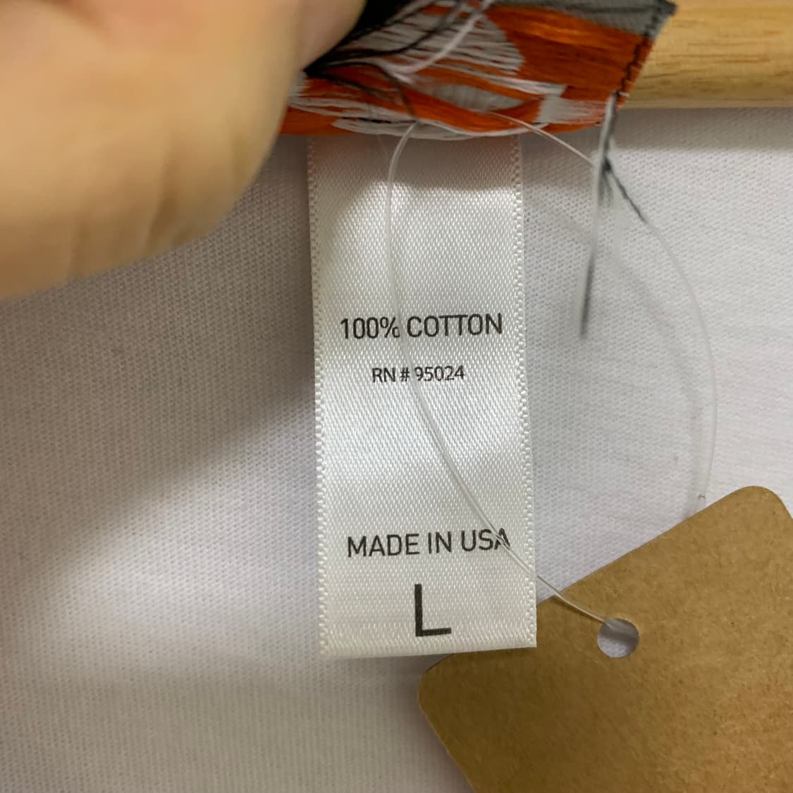 할리데이비슨 빈티지 화이트 브이넥 반팔 티셔츠 L 상품이미지4