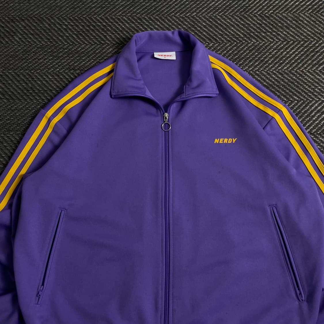 널디 루즈핏 퍼플 트랙탑 져지 y 3856 상품이미지5