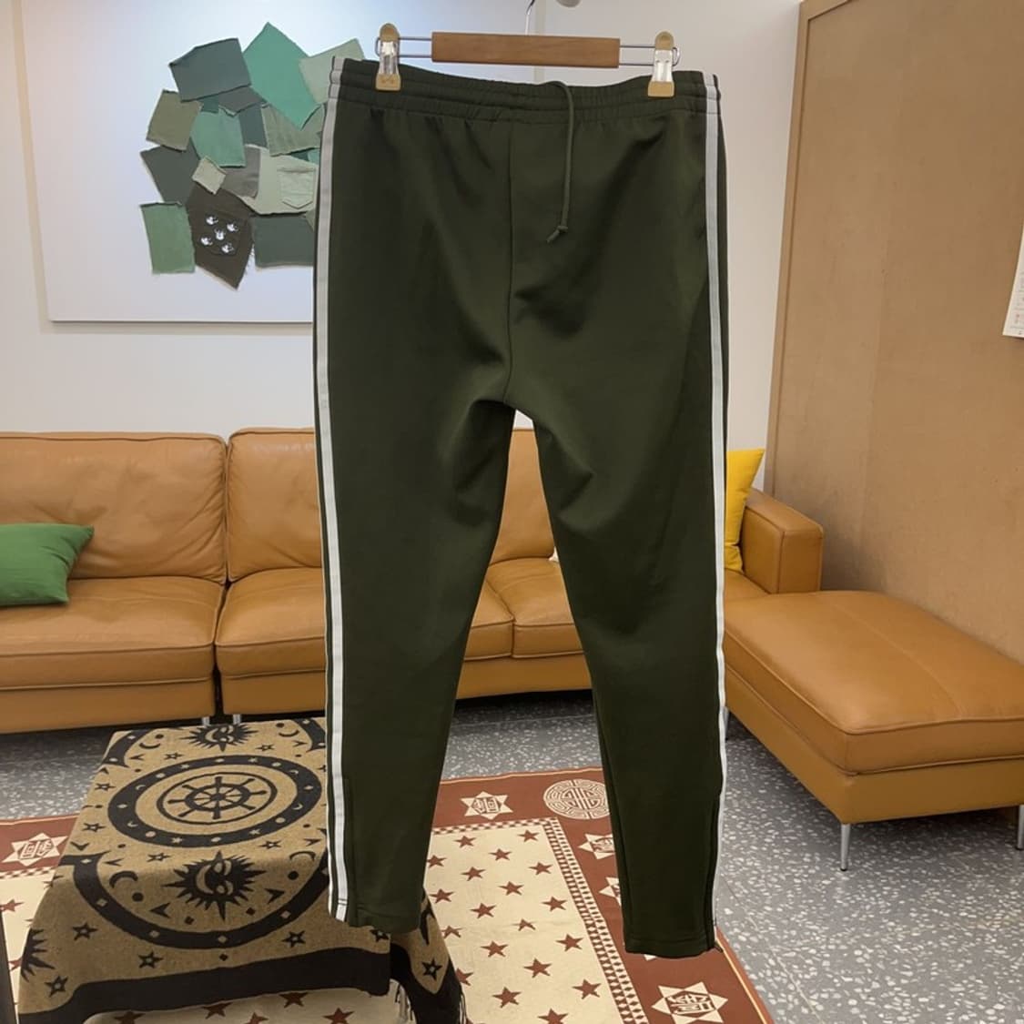 아디다스 빈티지 슈퍼스타 말차카키 슬림핏 트랙팬츠 XS C08710 상품이미지4