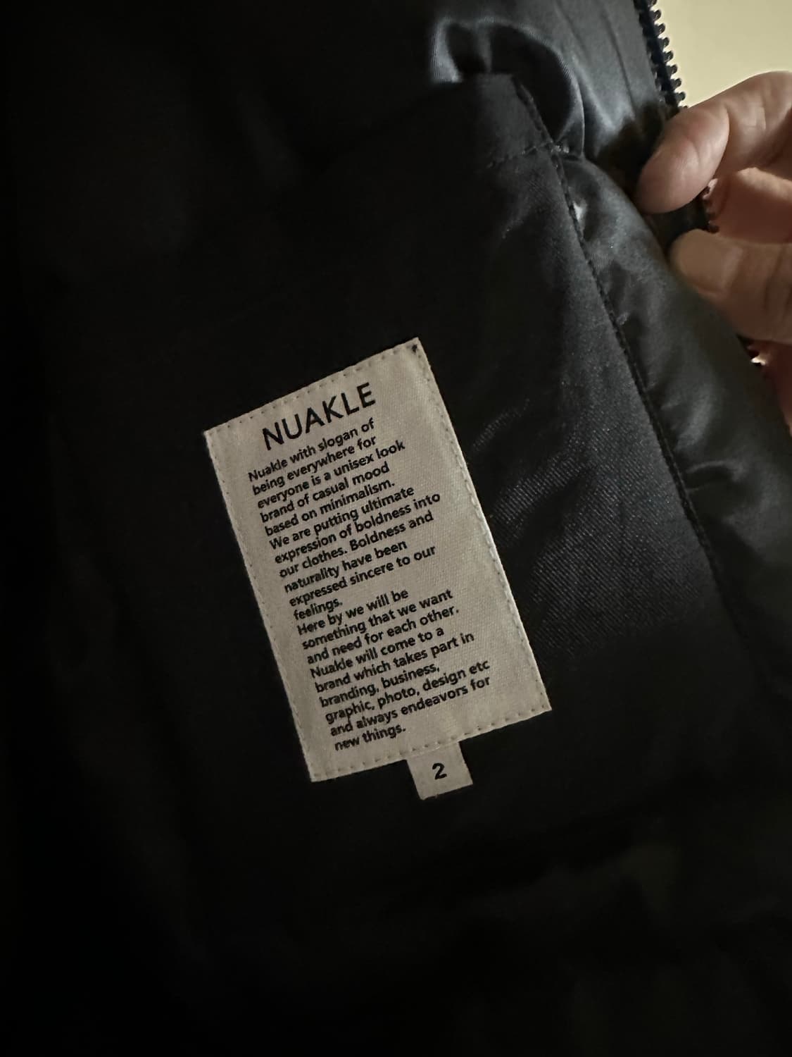 누아클레 NUAKLE 시어링 스웨이드 무스탕 블랙 2번 사이즈 상품이미지4