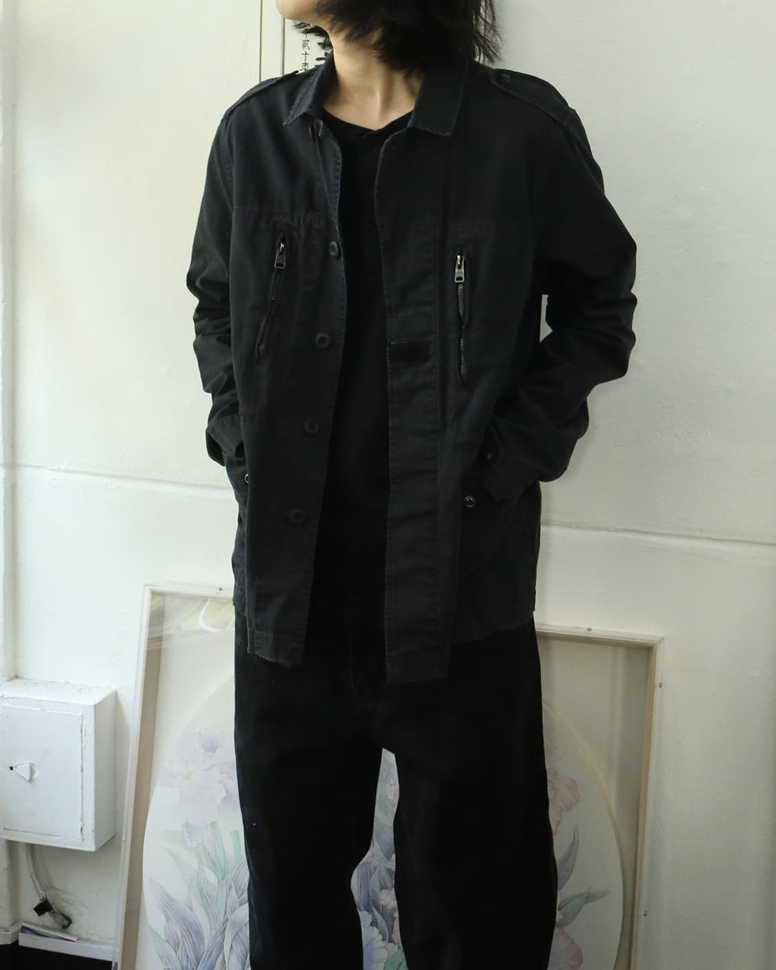 올세인츠 블랙 유틸리티 자켓 상품이미지2