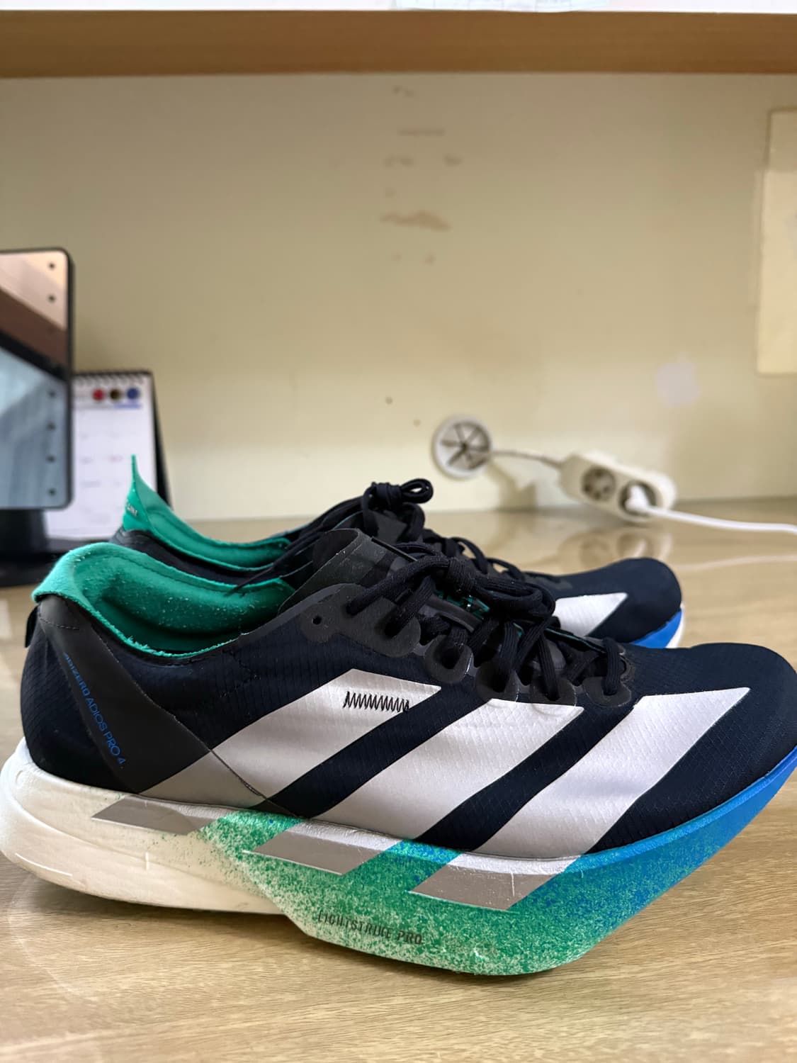 아디다스 아디제로 프로4 코어 블랙 글로리 그린 상품이미지6