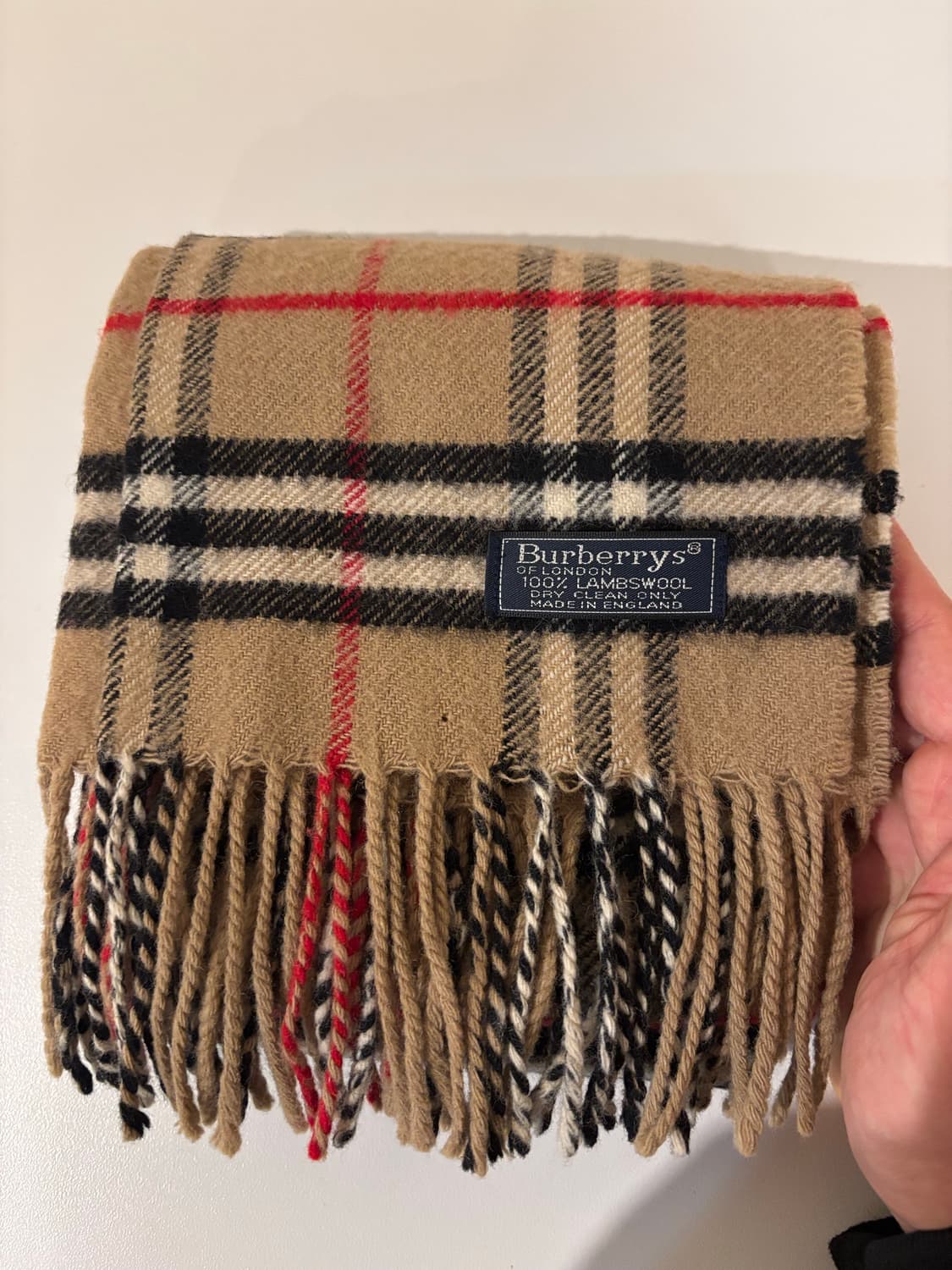 버버리 클래식 체크 울 머플러 상품이미지7