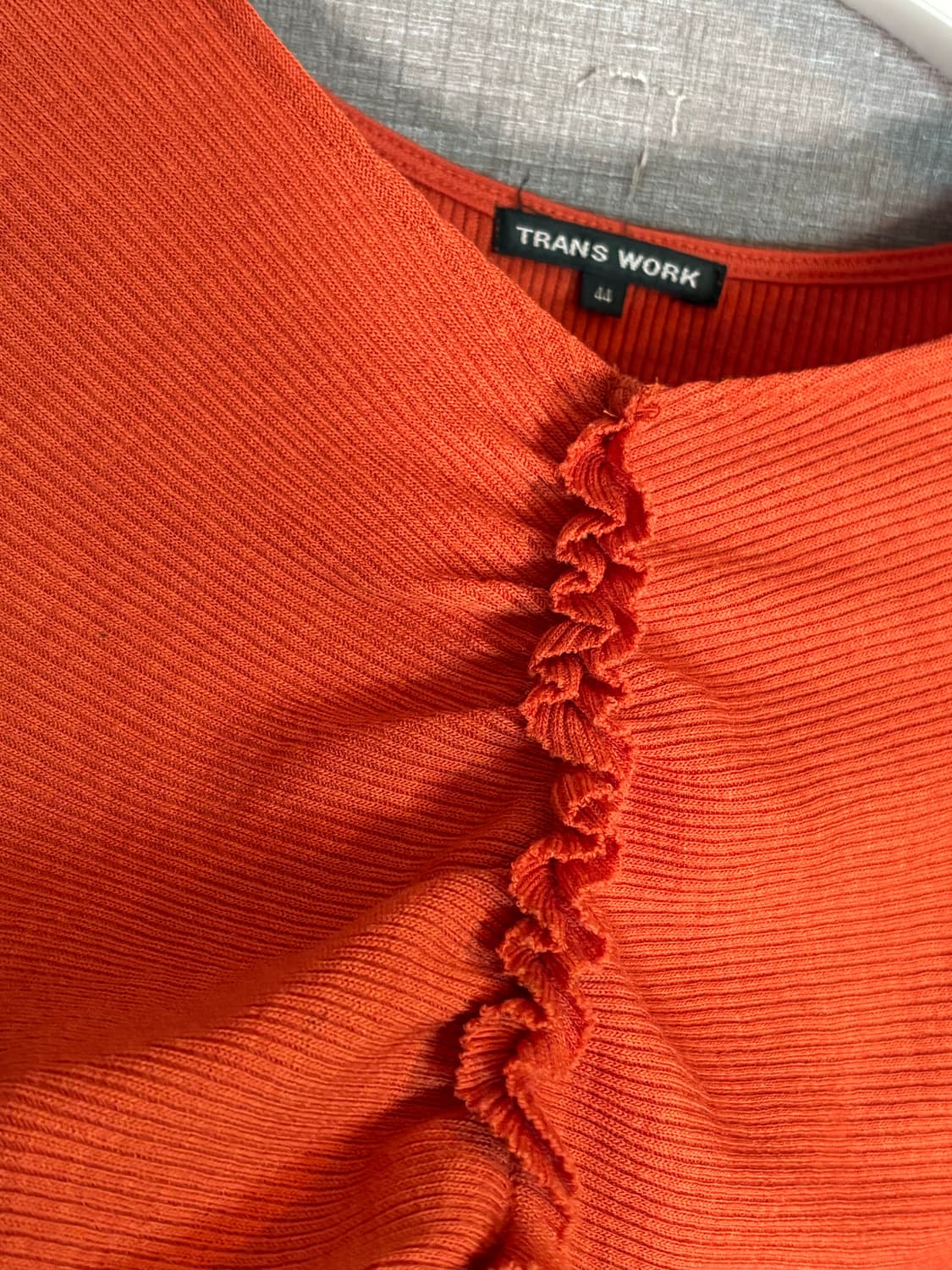 TRANS WORK 셔링 티셔츠 JAPPAN 상품이미지2