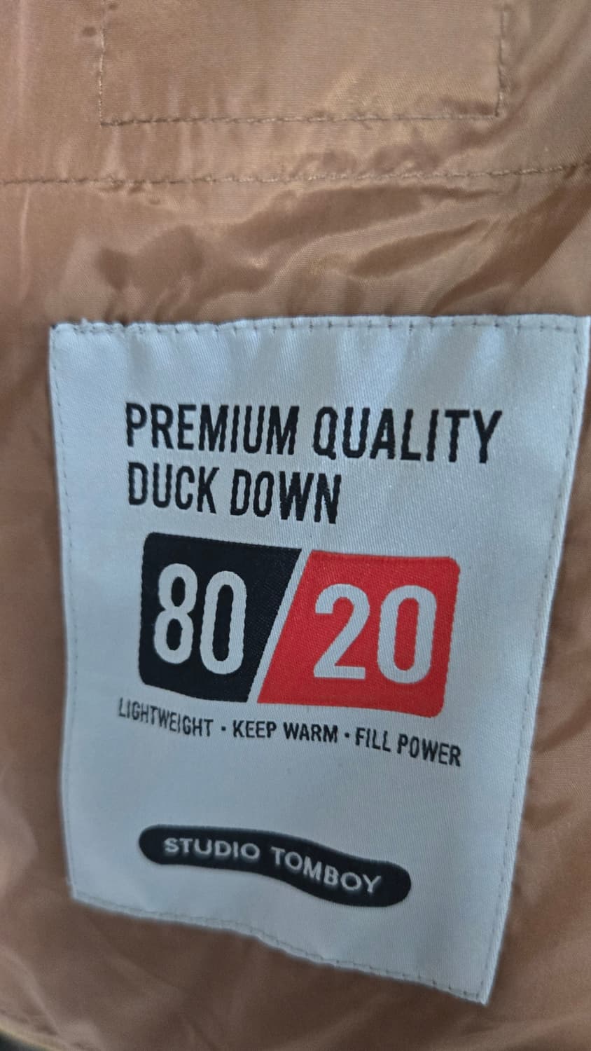 스튜디오 톰보이 남성 코듀로이패딩 상품이미지5