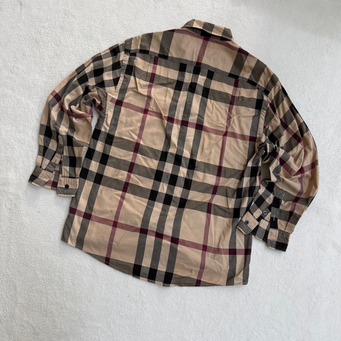 M 명품 체크패턴 셔츠 0403T 상품이미지2