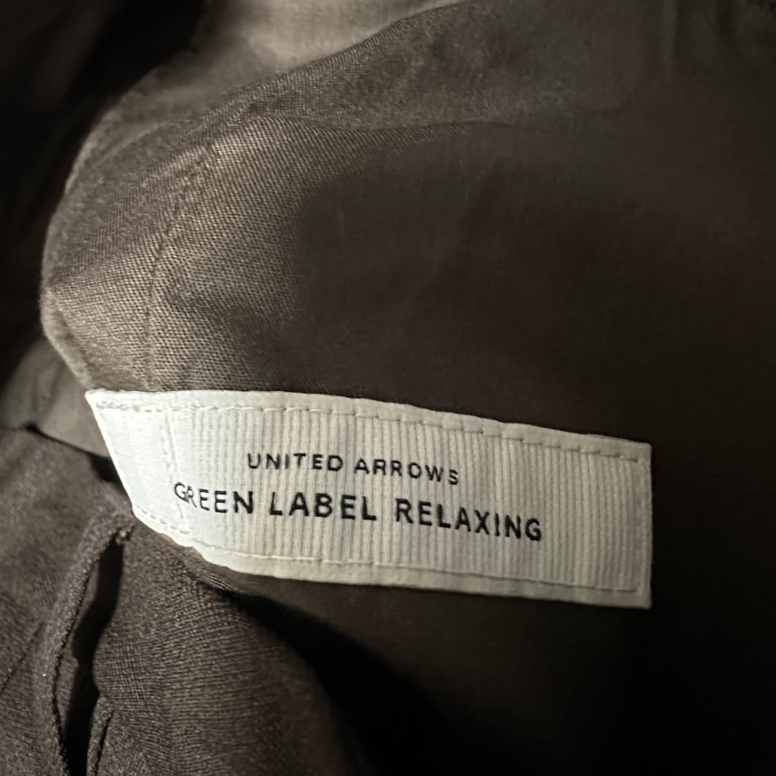 UNITED ARROWS casual wide slacks brown 상품이미지3