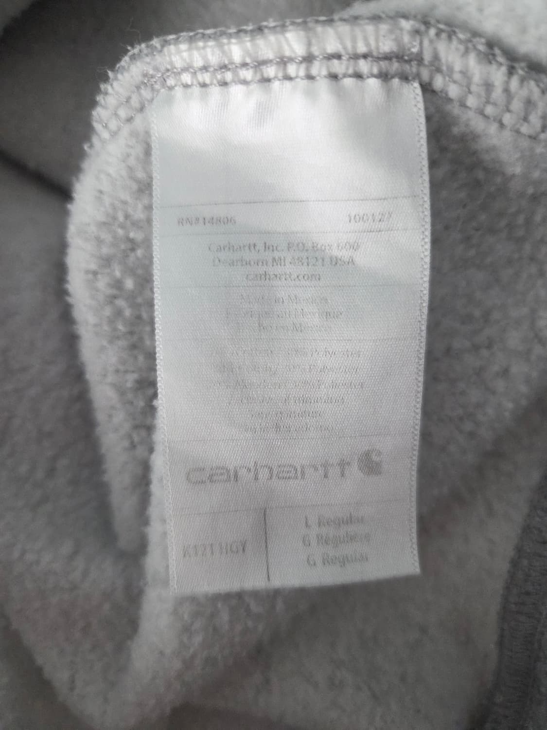 칼하트 K121 미드웨이트 후드티 상품이미지8