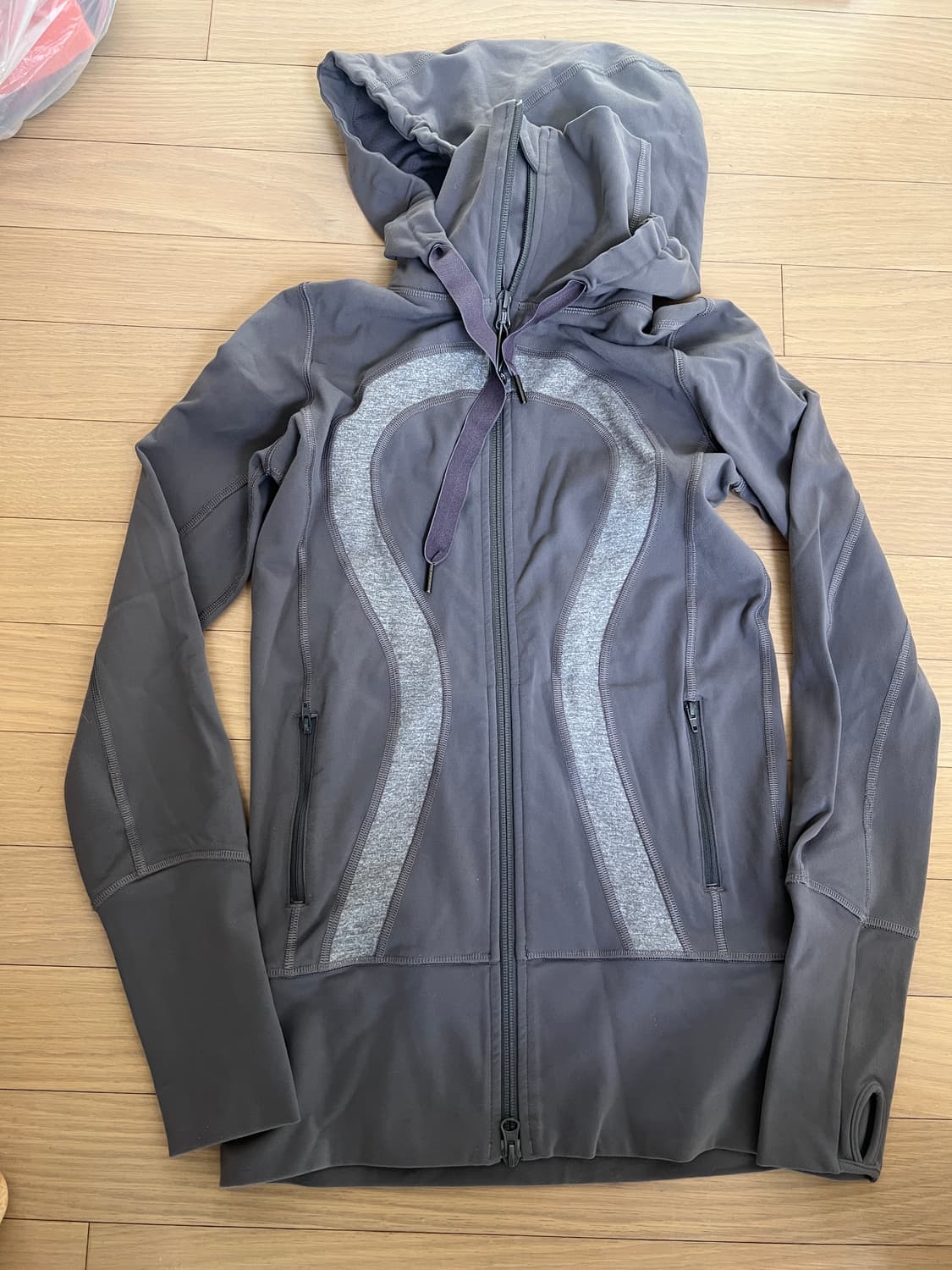 Lululemon Scuba Hoodie - Grey Purple (Si 상품이미지1