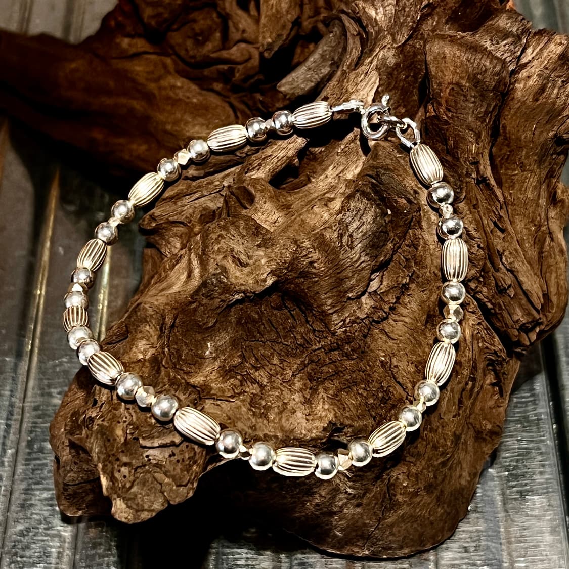 실버 비즈 팔찌 인디언주얼리 네이티브아메리칸 상품이미지2