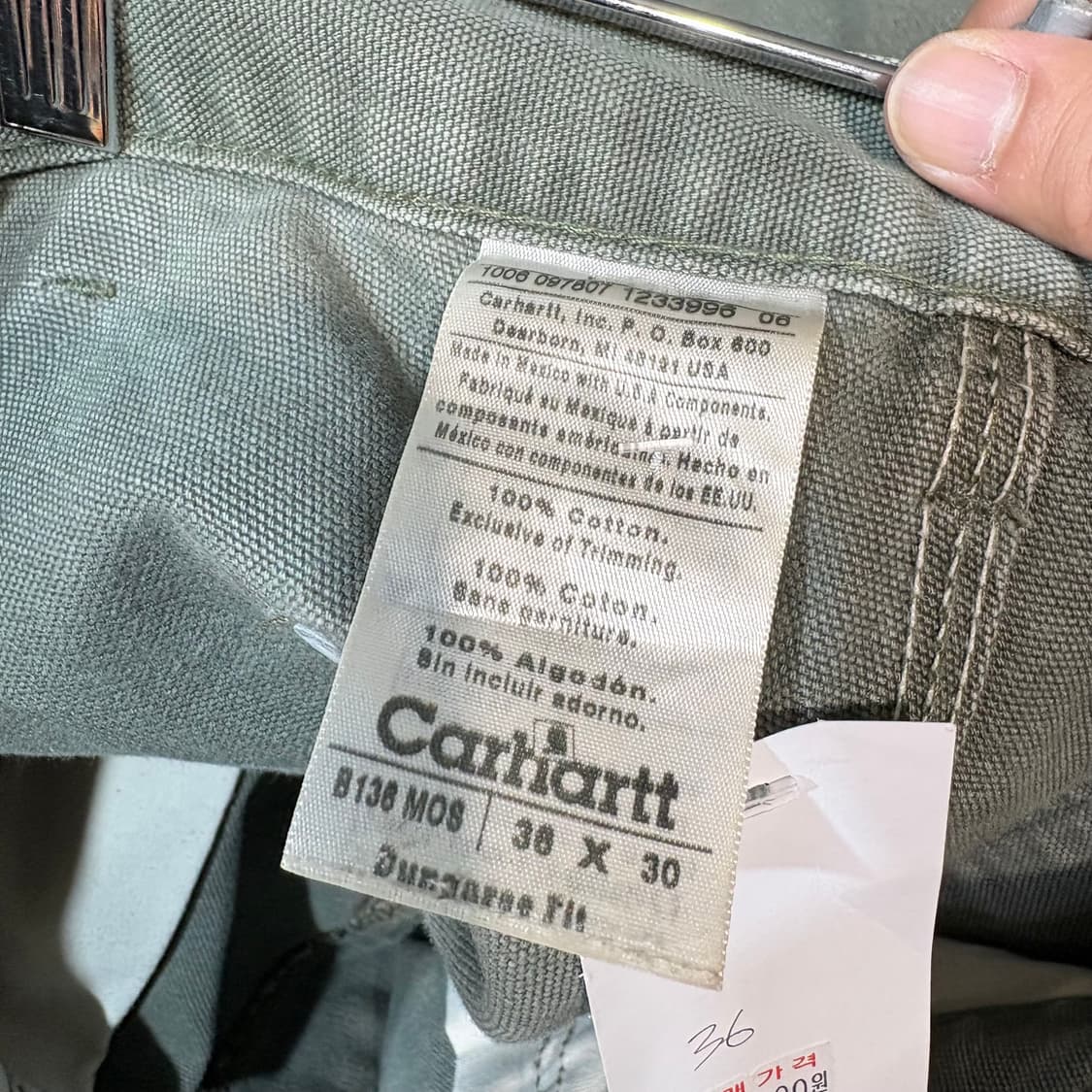 [36] CARHARTT 칼하트 더블니 빈티지 워크 팬츠 상품이미지7