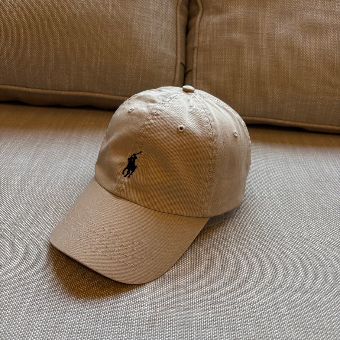폴로 랄프로렌 베이지 볼캡 남여공용 상품이미지1