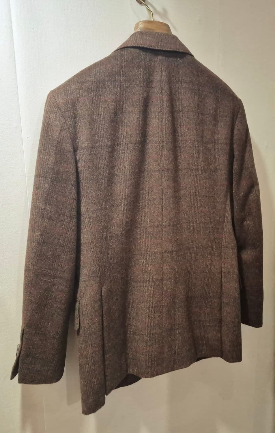 브라운 체크 플란넬 자켓 상품이미지7