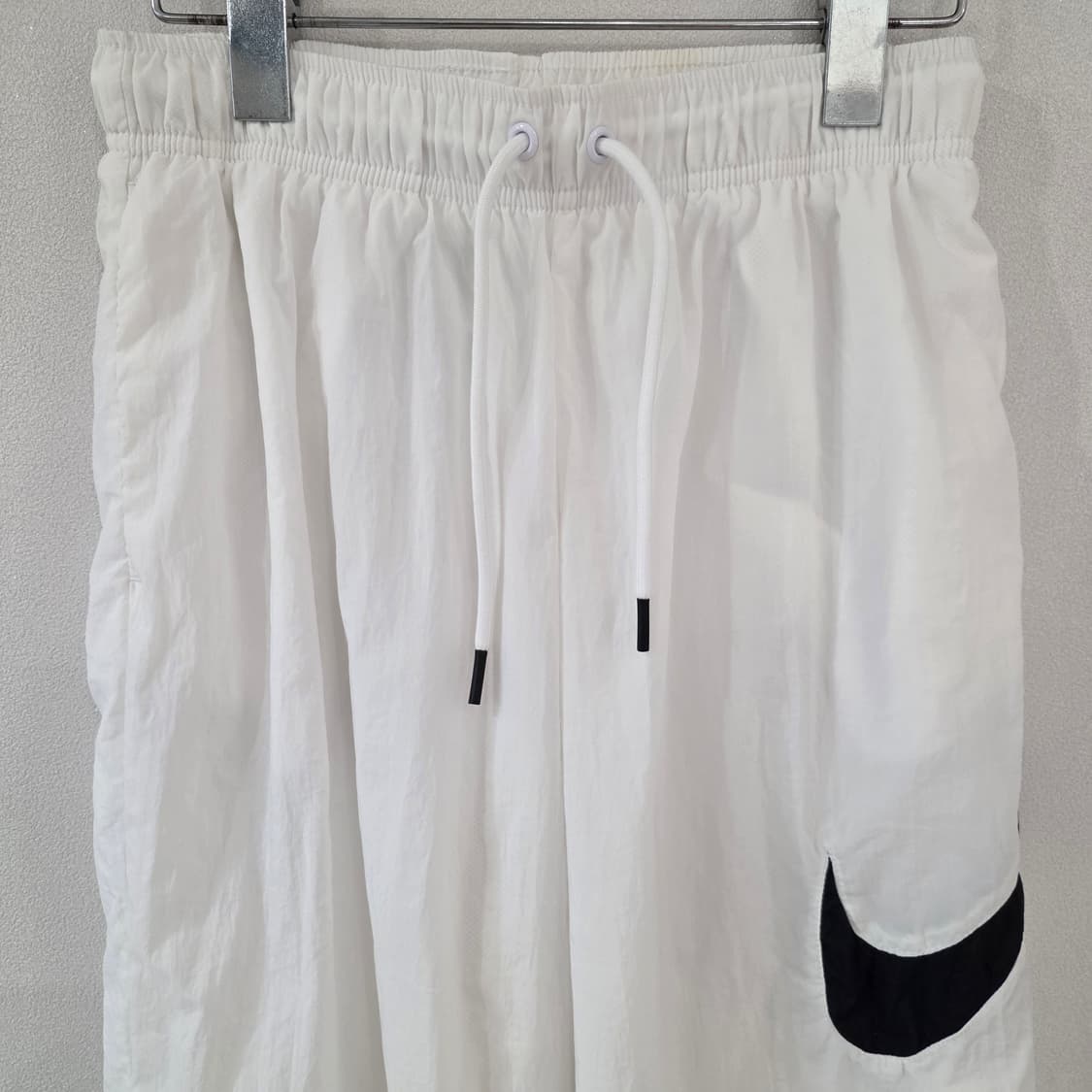 나이키 화이트 스우시 우븐 팬츠 S 상품이미지5