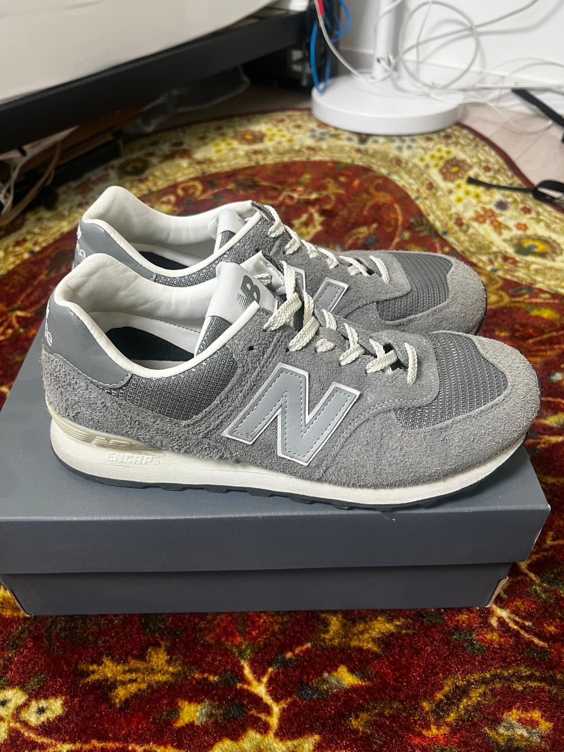 뉴발란스x포터리 574 그레이 275mm 상품이미지4