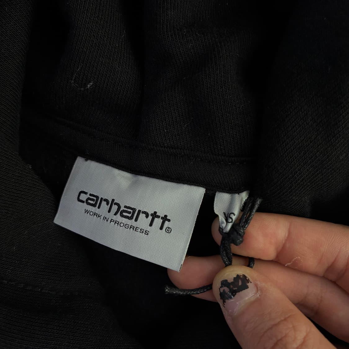 Carhatt  칼하트 wip 블랙 후드티 상품이미지5