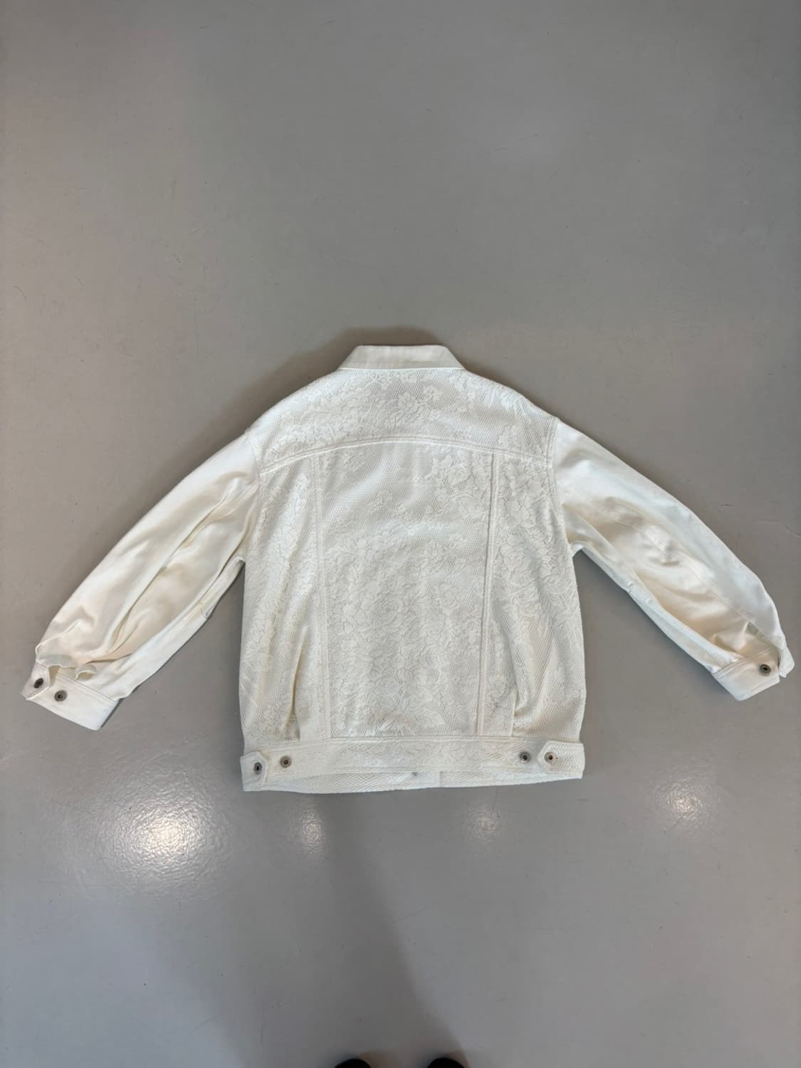 SNIDEL Lace Trucker Jacket 상품이미지5