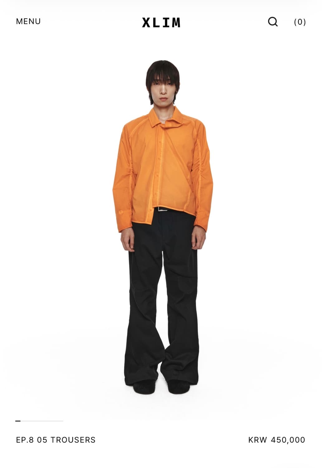 [xs] xlim ep8 05 trousers black 상품이미지1