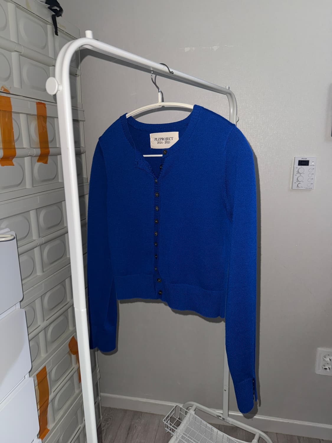 plzproject PETITE ROUND BUTTON CARDIGAN 상품이미지2