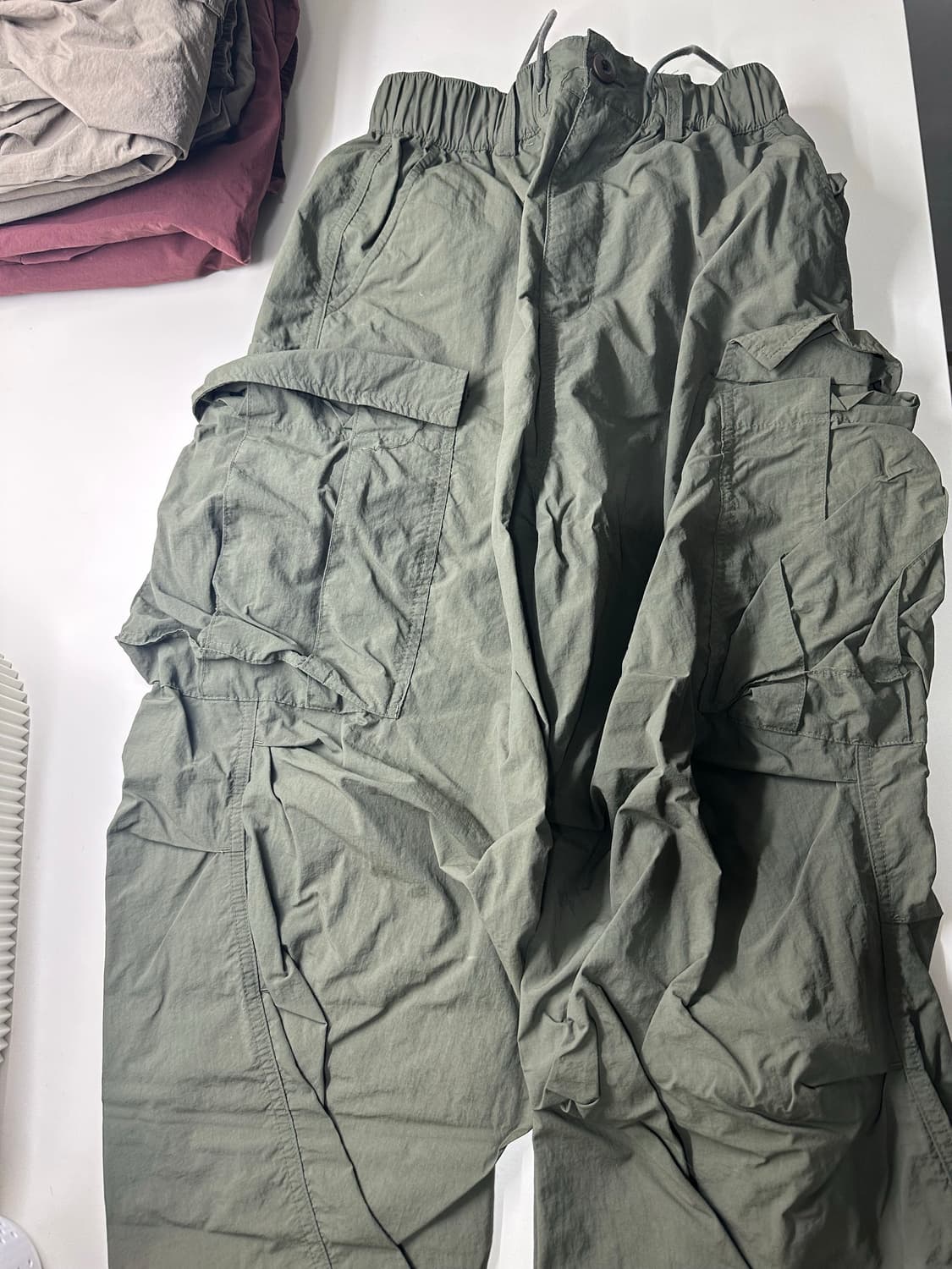 낫포너드 Not4erd 카고팬츠 베이지, 카키, 버건디 상품이미지7