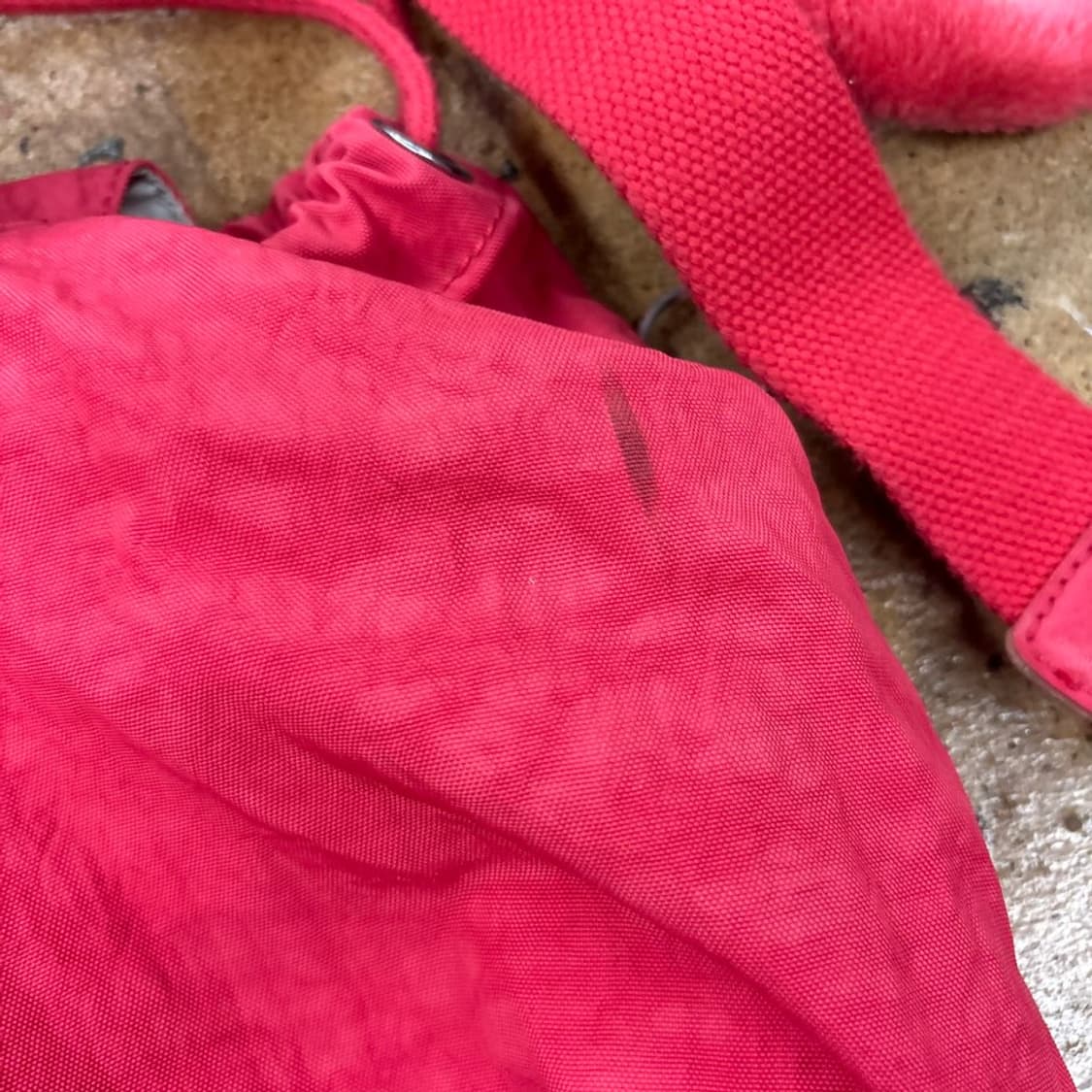 키플링 레드 핑크 복조리 백팩 가방  상품이미지5