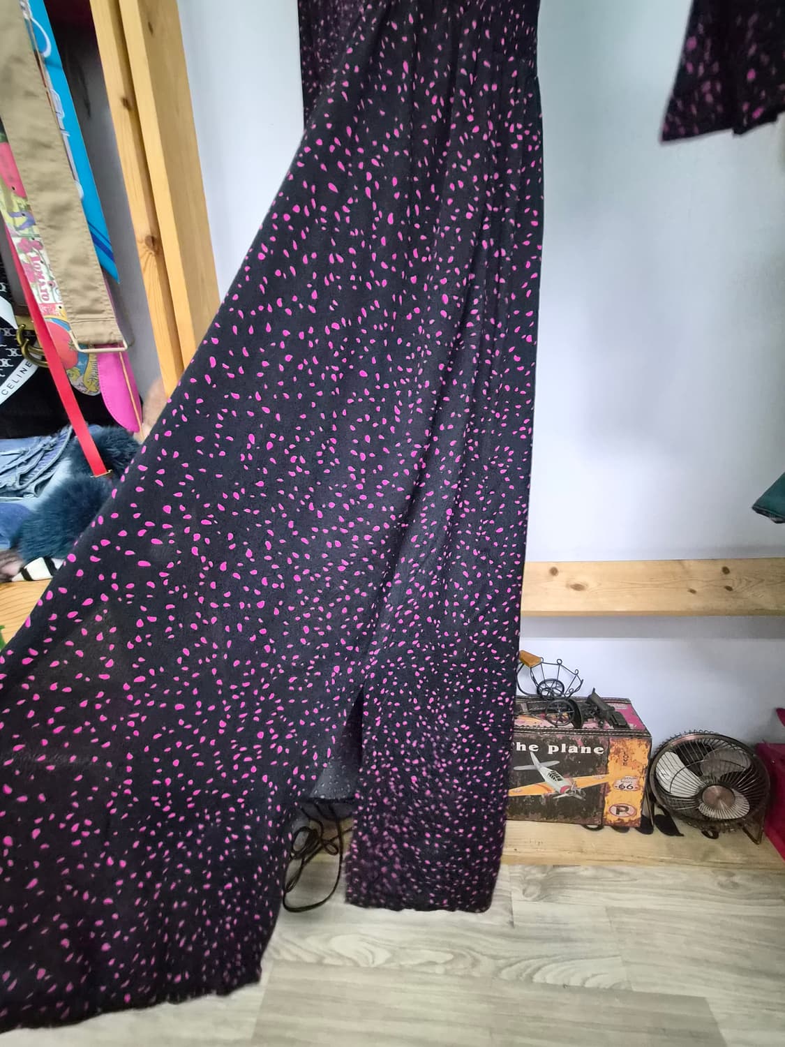 레니본 레이온 실크 롱 원피스 상품이미지5