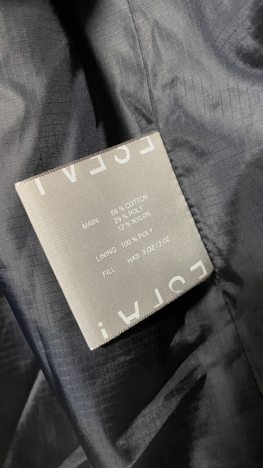 에스파이(ESFAI) 워밍 로브 패딩 코트 네이비 상품이미지8