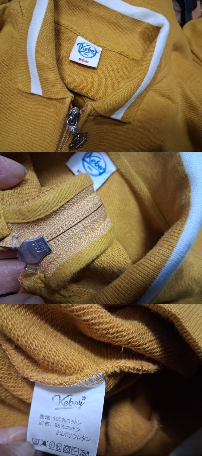 일본빈티지 수입 케보즈 면투맨 반집업카라 110크기 오버핏
원산지 중국
 상품이미지7