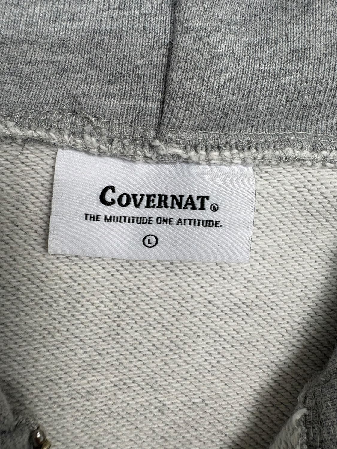 커버낫 후드집업 그레이 상품이미지7