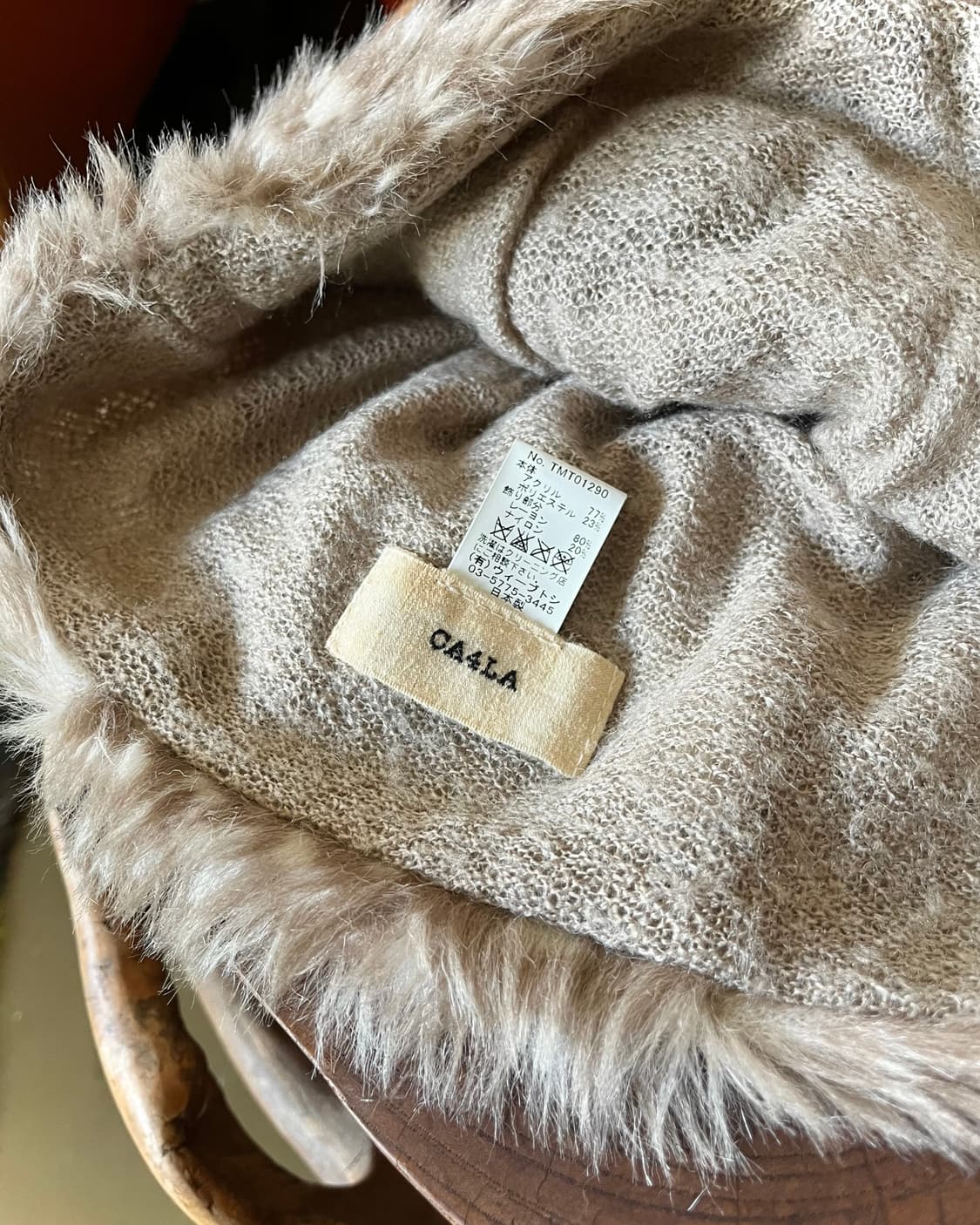 CA4LA Archive Cats Jewel&Ribbon Fur Hat 상품이미지8