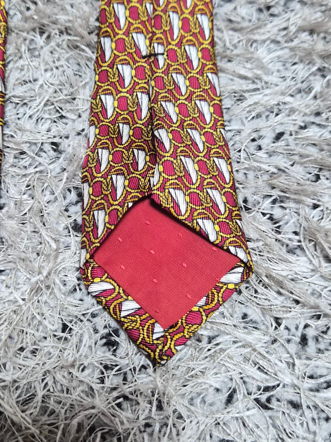 셀린느Celine 금장로고 패턴 넥타이 Free - N39 상품이미지8