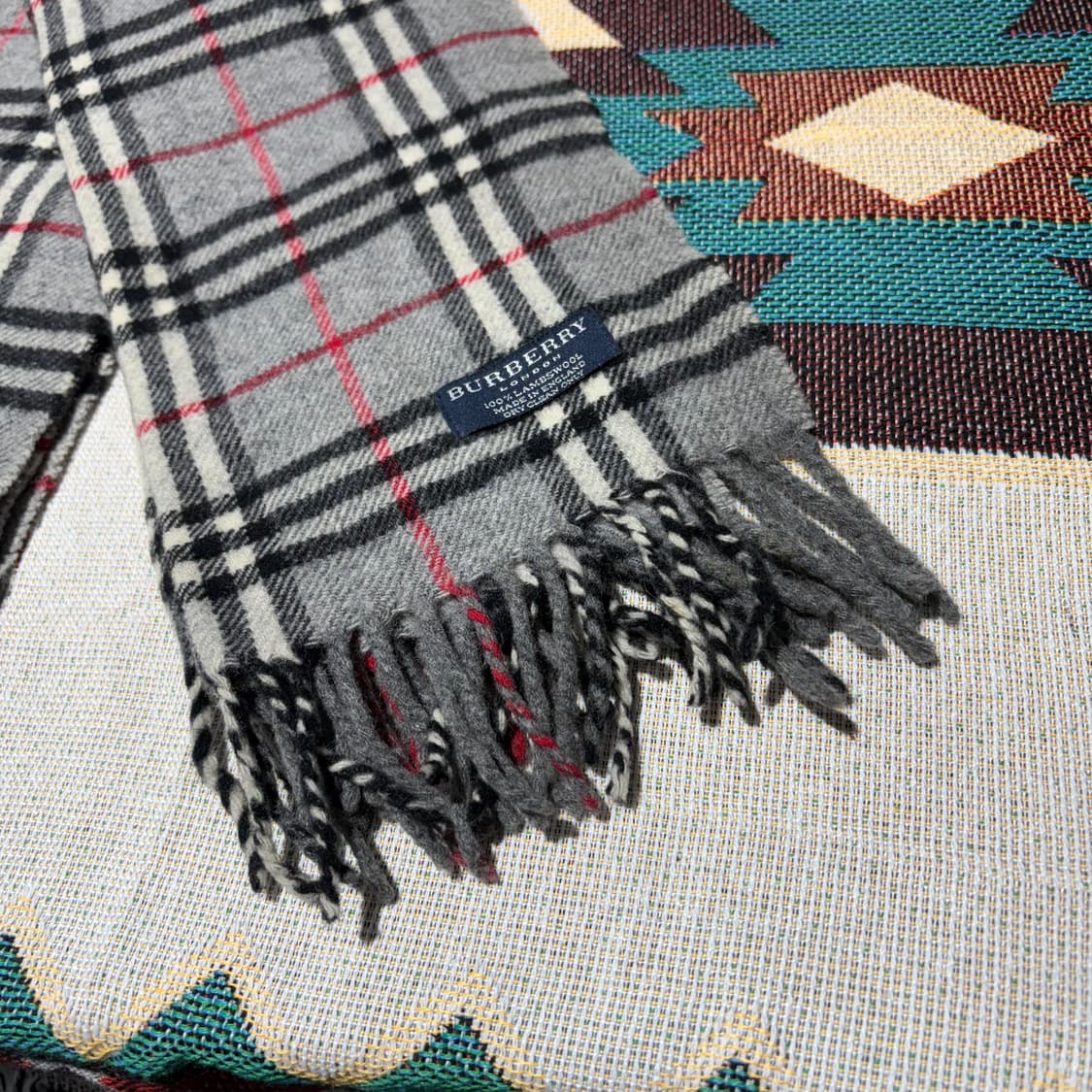 버버리 빈티지 채크패턴 머플러 상품이미지2