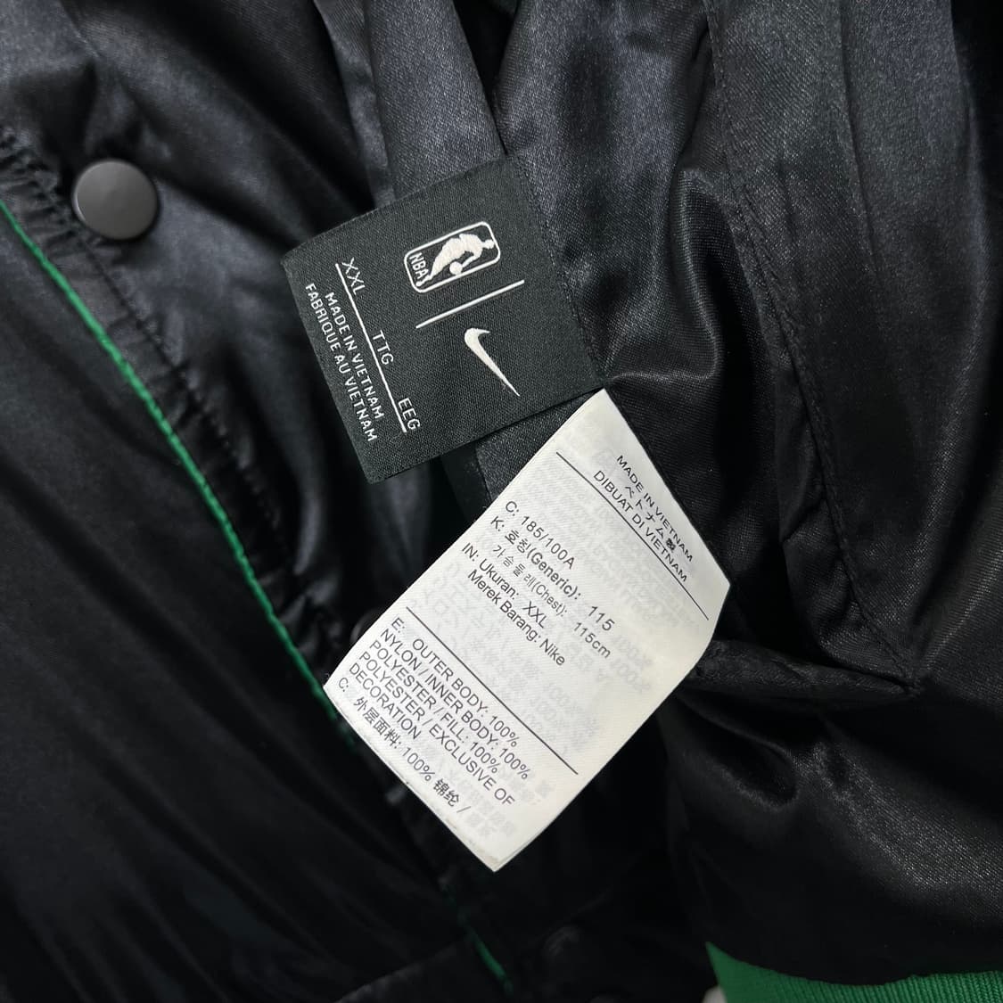 나이키 X NBA 셀틱스 리버시블 사틴 자켓 상품이미지9