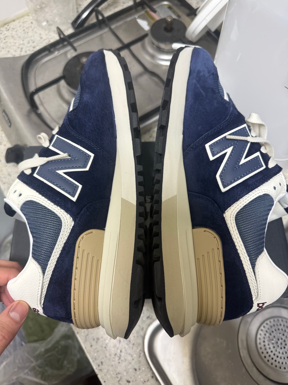 뉴발란스 574 레거시 네이비 U574LGBB/ 270판매 상품이미지3