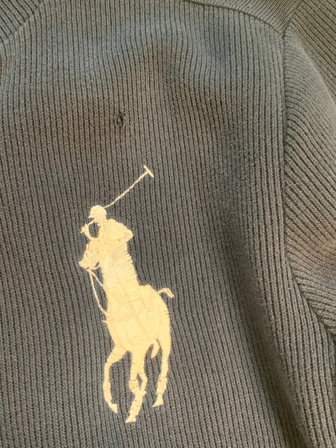 폴로 니트집업 빈티지 상품이미지4