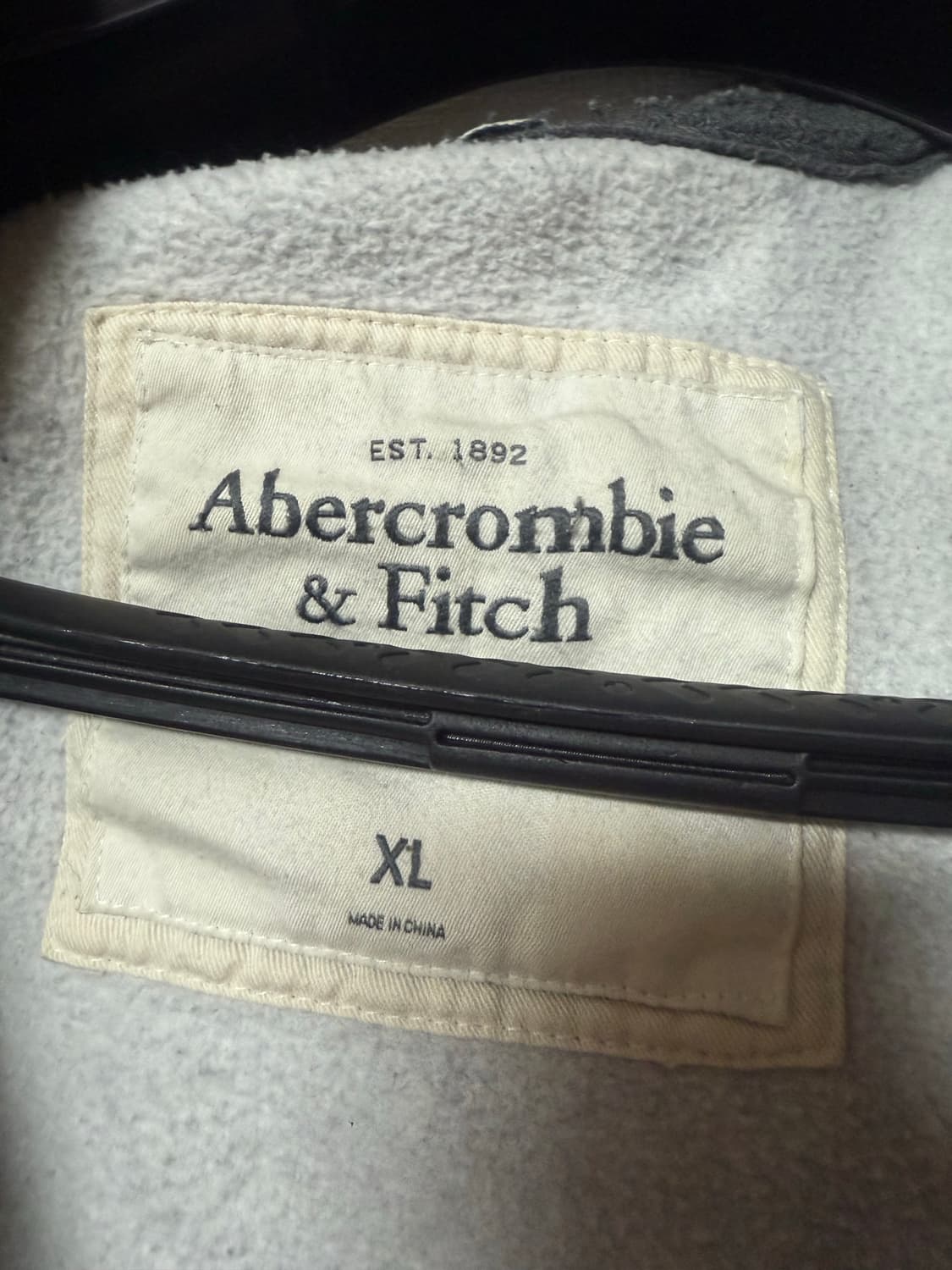 아베크롬비 후드집업 챠콜 xl ㅍㅍ 상품이미지2