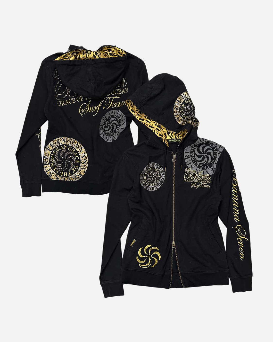 BANANA SEVEN logo hood zip-up 상품이미지1